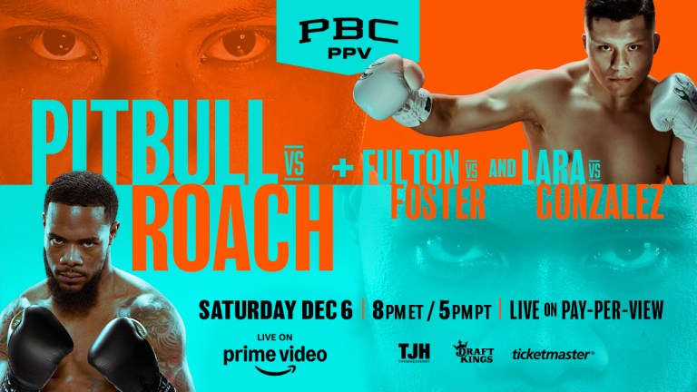 PREMIER BOXING CHAMPIONS is back on DraftKings Network ahead of Saturday’s massive Pitbull vs. Roach fight card