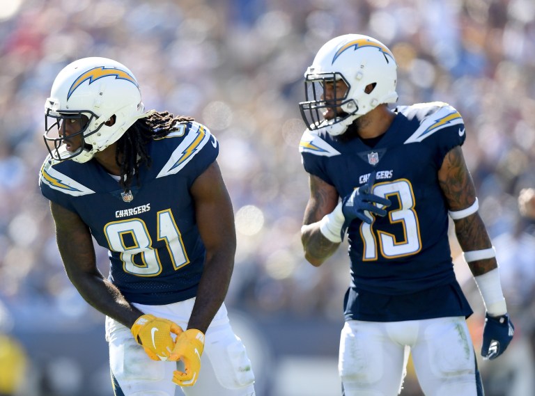 Keenan Allen, Mike Williams listed as questionable for Week 15 TNF