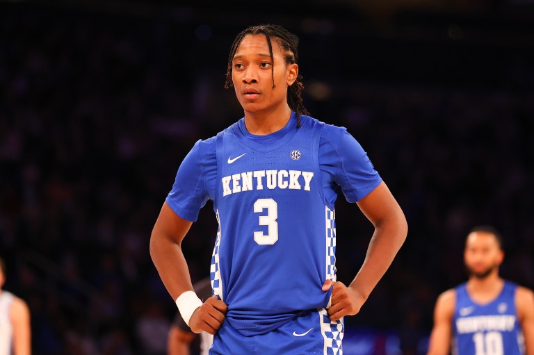 TyTy Washington OUT for remainder of Kentucky vs. Auburn due to ankle injury