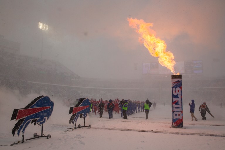 NFL weather forecast for Patriots-Bills Wild Card game, what it means for fantasy and betting