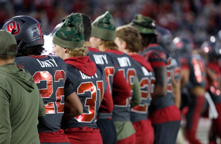 Why do Oklahoma’s uniforms all say “Unity” on the back?