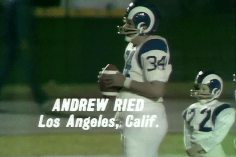 Chiefs head coach Andy Reid competed in a punt, pass and kick competition when 13 [VIDEO]