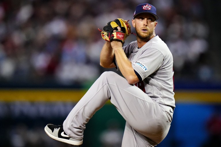 Who are the starting pitchers for the WBC Championship between the USA and Japan
