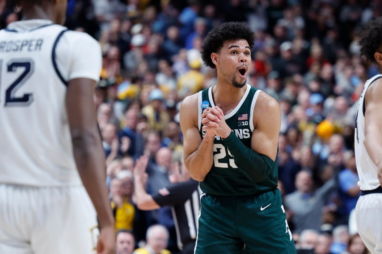 When was the last time Michigan State was in Sweet 16?