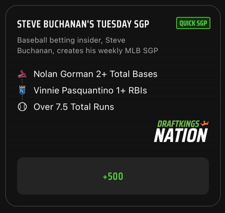 MLB SGP Best Bets: Steve Buchanan’s MLB Same Game Parlay Picks on DraftKings Sportsbook for May 30