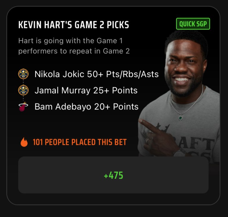 NBA Finals SGP Best Bets: Kevin Hart’s NBA Same Game Parlay Picks on DraftKings Sportsbook for June 4
