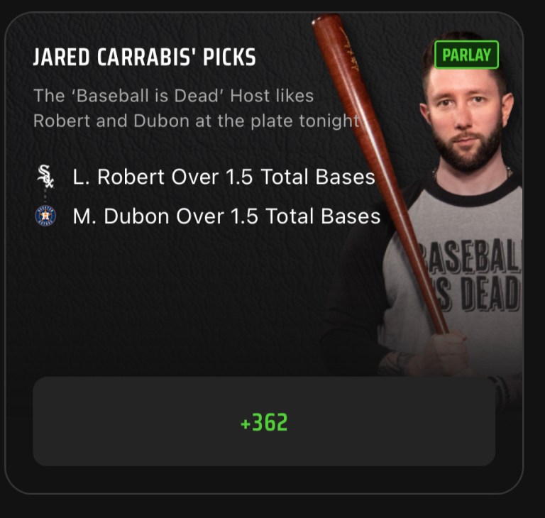 MLB Parlay Best Bets: Jared Carrabis’ MLB Parlay Picks on DraftKings Sportsbook for June 15