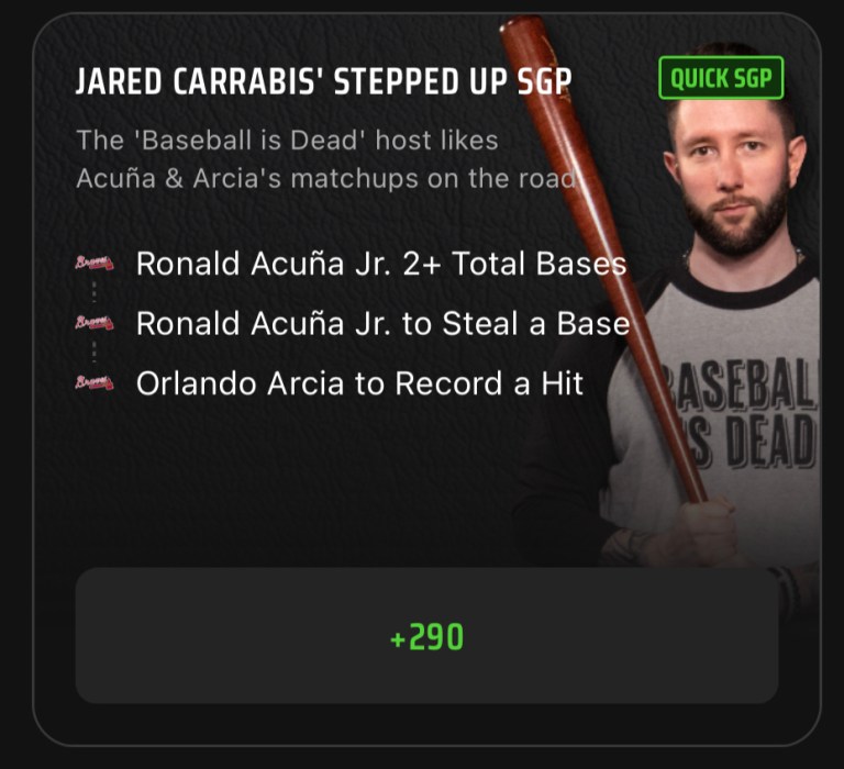 MLB SGP Best Bets: Jared Carrabis’ MLB Same Game Parlay Picks on DraftKings Sportsbook for June 23