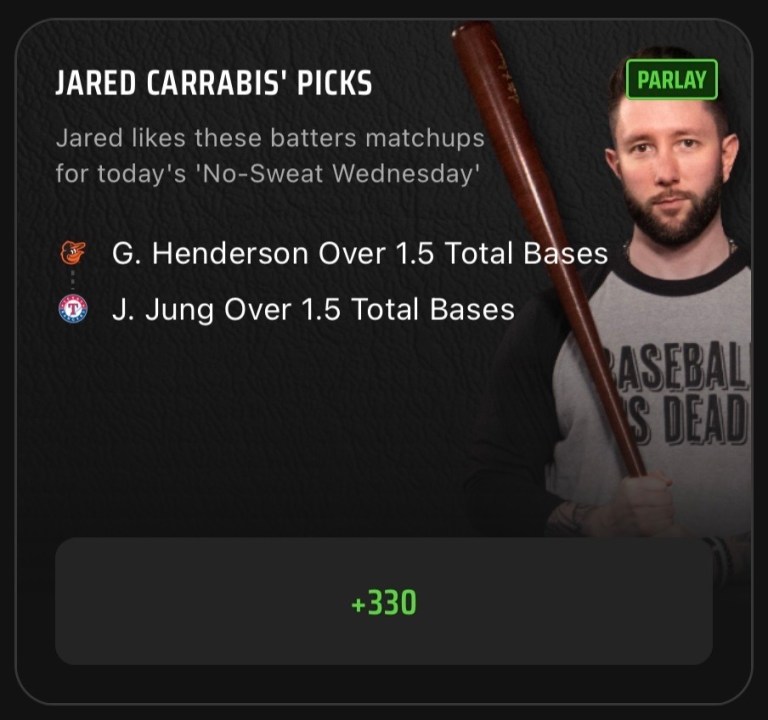 MLB Parlay Best Bets: Jared Carrabis’ MLB Parlay Picks on DraftKings Sportsbook for June 28