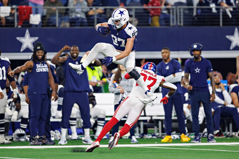 Who is the Cowboys starting tight end for fantasy football in 2023?