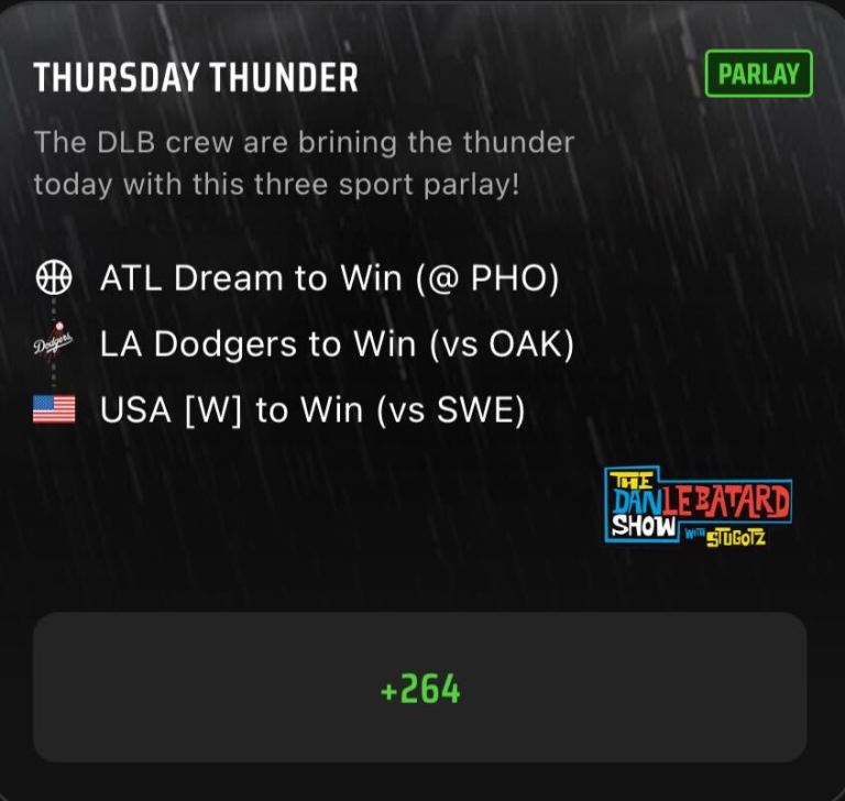 Parlay Best Bets: The Dan Le Batard Show Parlay Picks on DraftKings Sportsbook for August 3