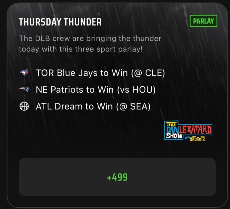 Parlay Best Bets: The Dan Le Batard Show Parlay Picks on DraftKings Sportsbook for August 10