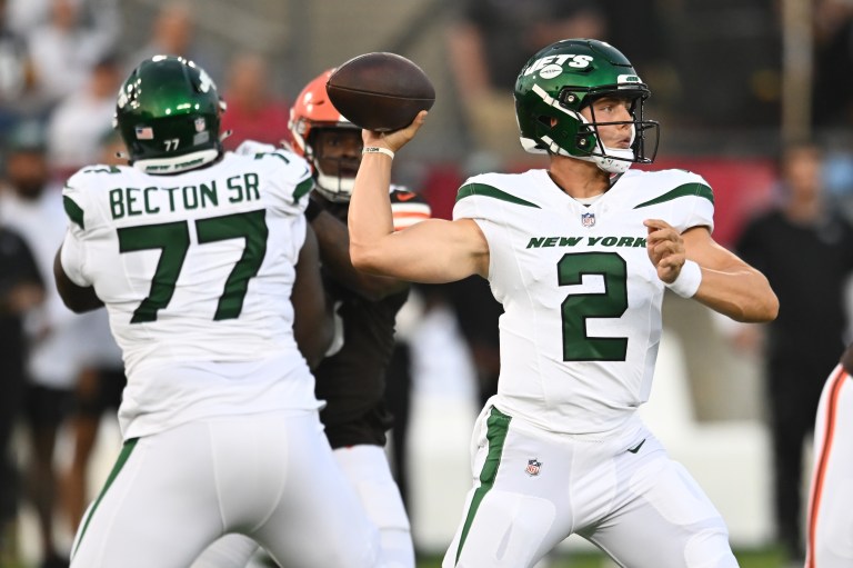 Zach Wilson 2023 Hall of Fame Game stats