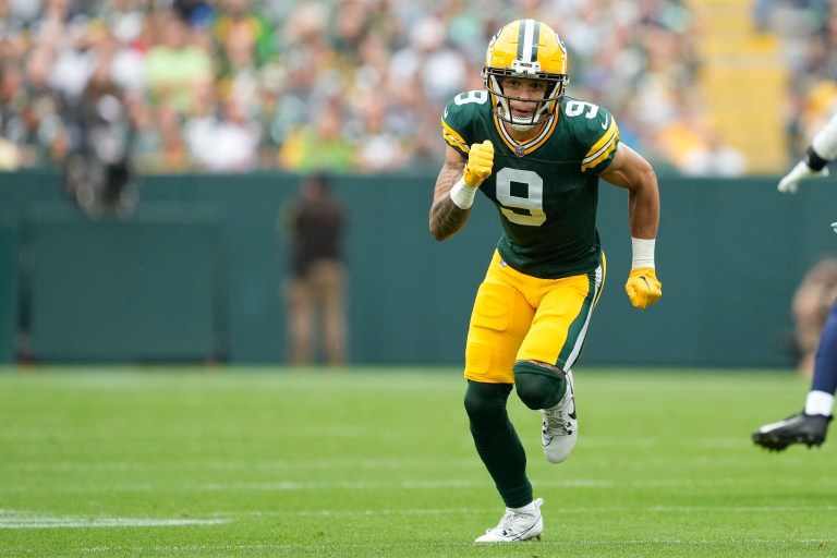 Christian Watson limited at practice on Friday, listed as questionable for Week 2 vs. Falcons