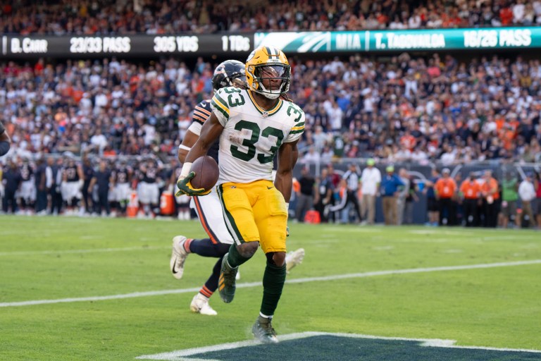 Aaron Jones questionable for Week 3 vs. Saints