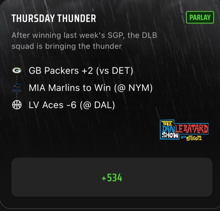 Parlay Best Bets Today: The Dan Le Batard Show Parlay Picks on DraftKings Sportsbook for September 28