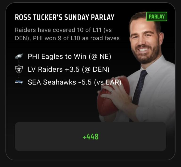 NFL Parlay Best Bets Today: Ross Tucker’s NFL Parlay Picks on DraftKings Sportsbook for Week 1