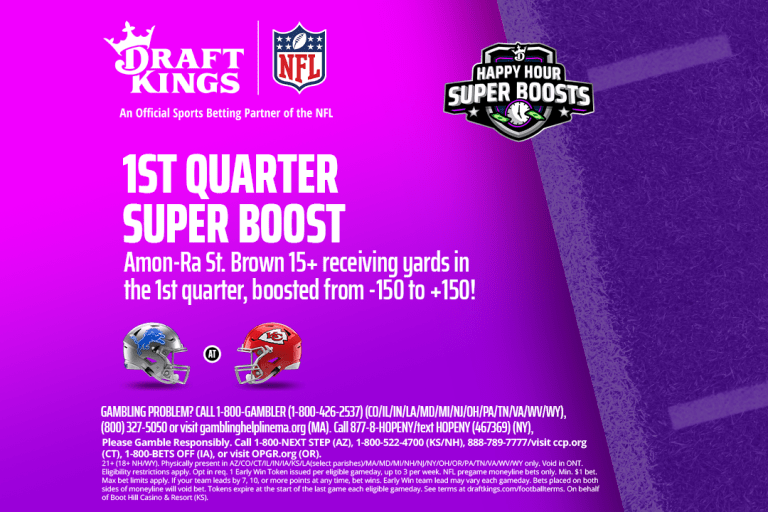 How to bet Thursday’s Happy Hour Super Boost on DraftKings Sportsbook