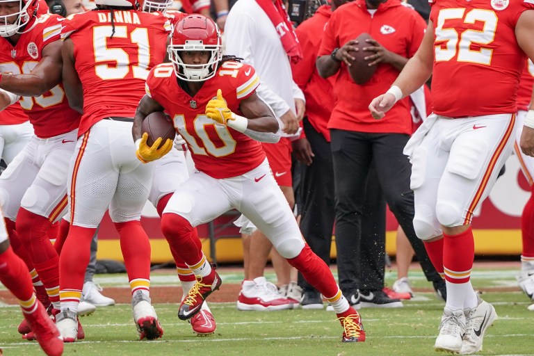 Chiefs RB Isiah Pacheco returns to game in Week 1 vs. Lions