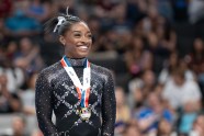 Simone Biles On Track To Win Big At 2023 Artistic Gymnastics World Simone Biles On Track To Win Big At 2023 Artistic Gymnastics World