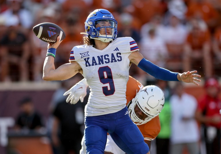 Report: Kansas QB Jalon Daniels still dealing with back injury, Jason Bean to start Saturday vs. UCF