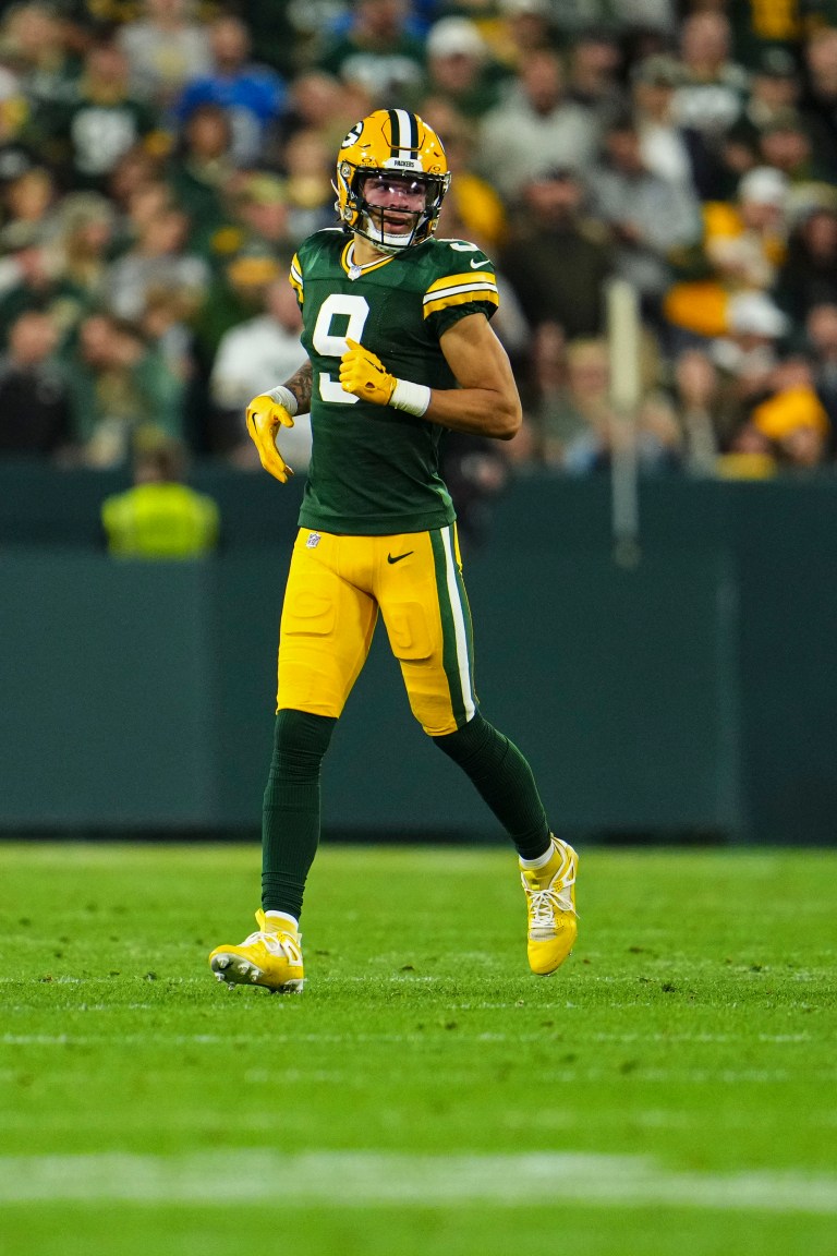 Packers WR Christian Watson limited Thursday, Friday ahead of MNF Week 5 vs. Raiders