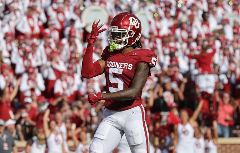 Oklahoma WR Andrel Anthony unlikely to return to Red River Rivalry game vs. Texas