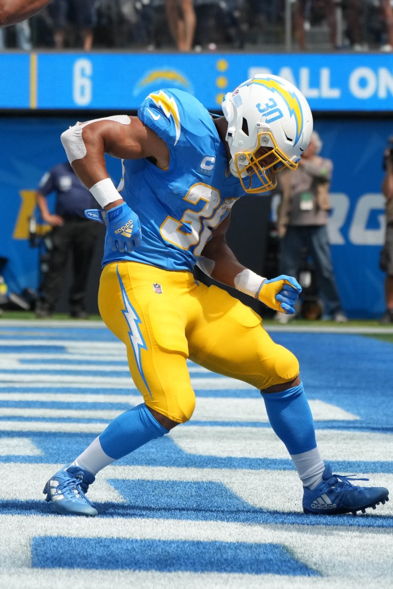 Chargers RB Austin Ekeler injury: What status means for Week 4