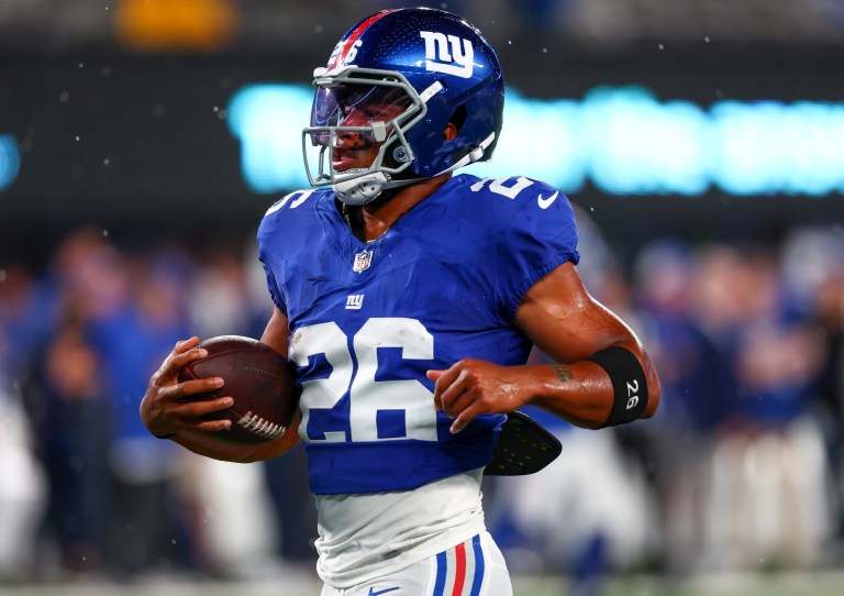 Saquon Barkely is ACTIVE for Week 6 vs. Buffalo Bills
