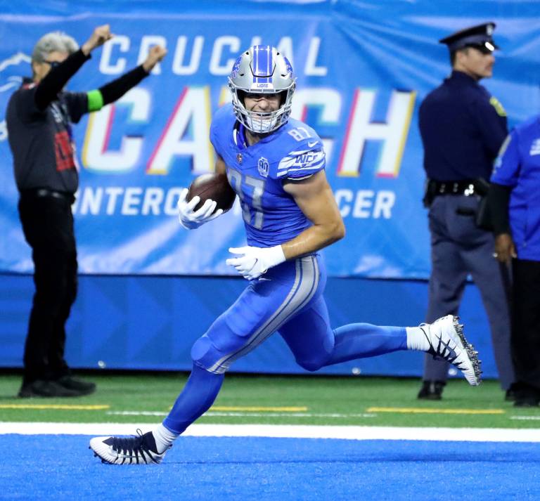 Sam LaPorta listed as questionable ahead of Week 6 vs. Buccaneers