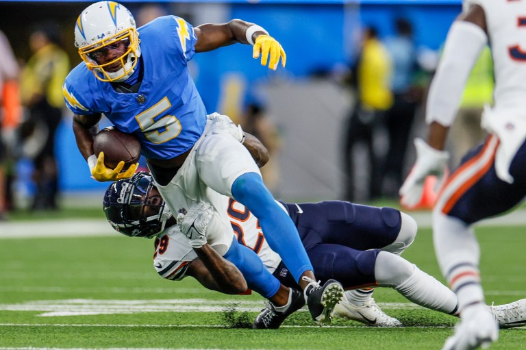 Report: Chargers adding WR Joshua Palmer to IR, will miss at least four games