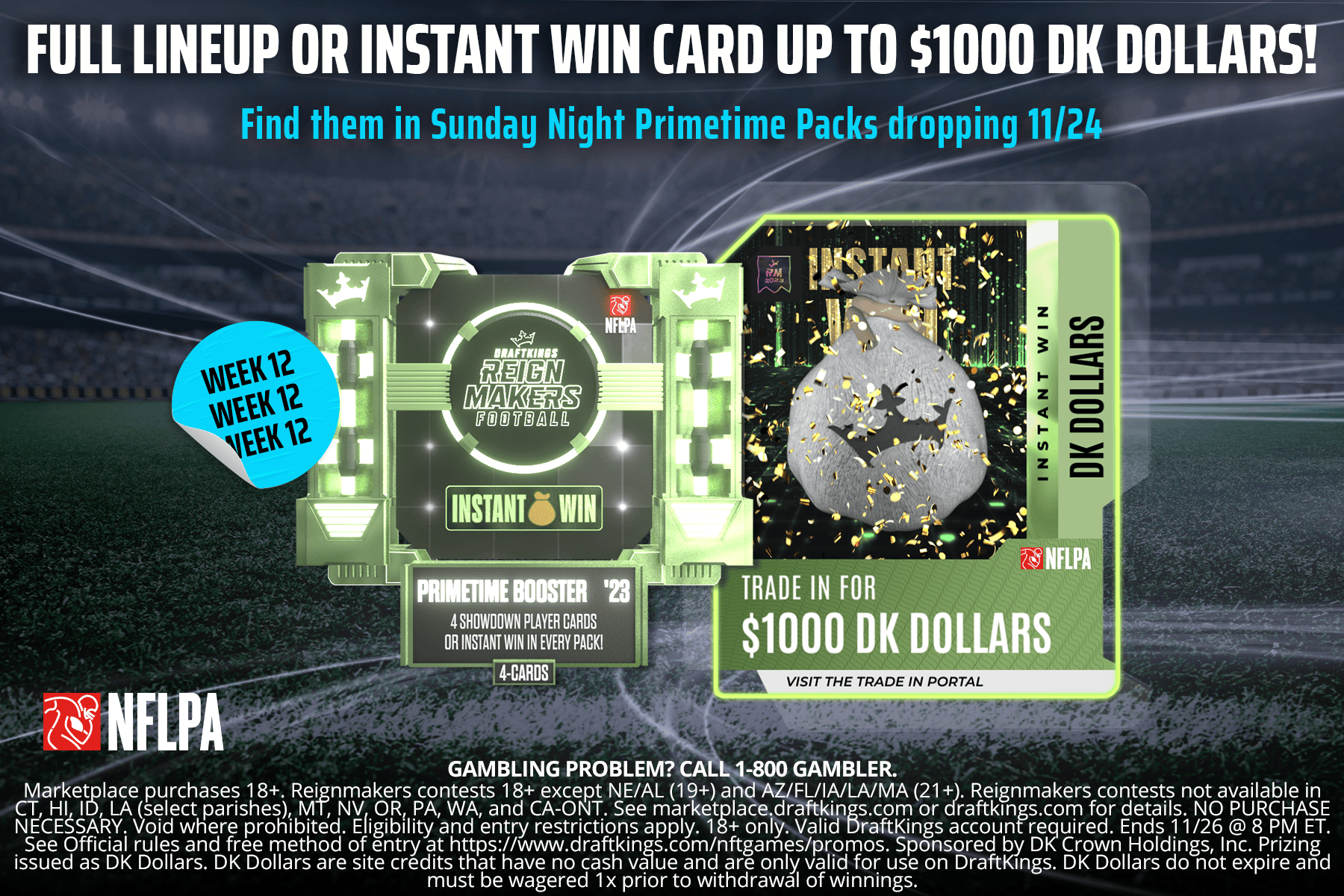 Weekly Win Card “Instant Win” Cards Provide New Reward to Reignmakers Football ...