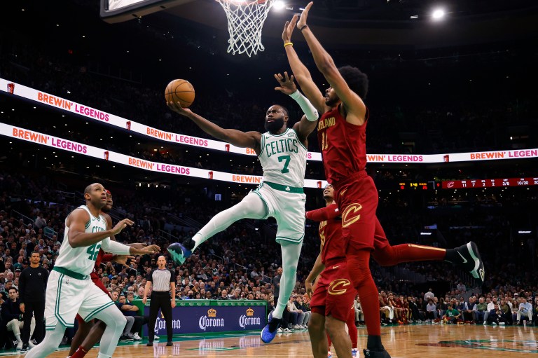 Celtics F Jaylen Brown playing through ankle injury Tuesday vs. Cavaliers