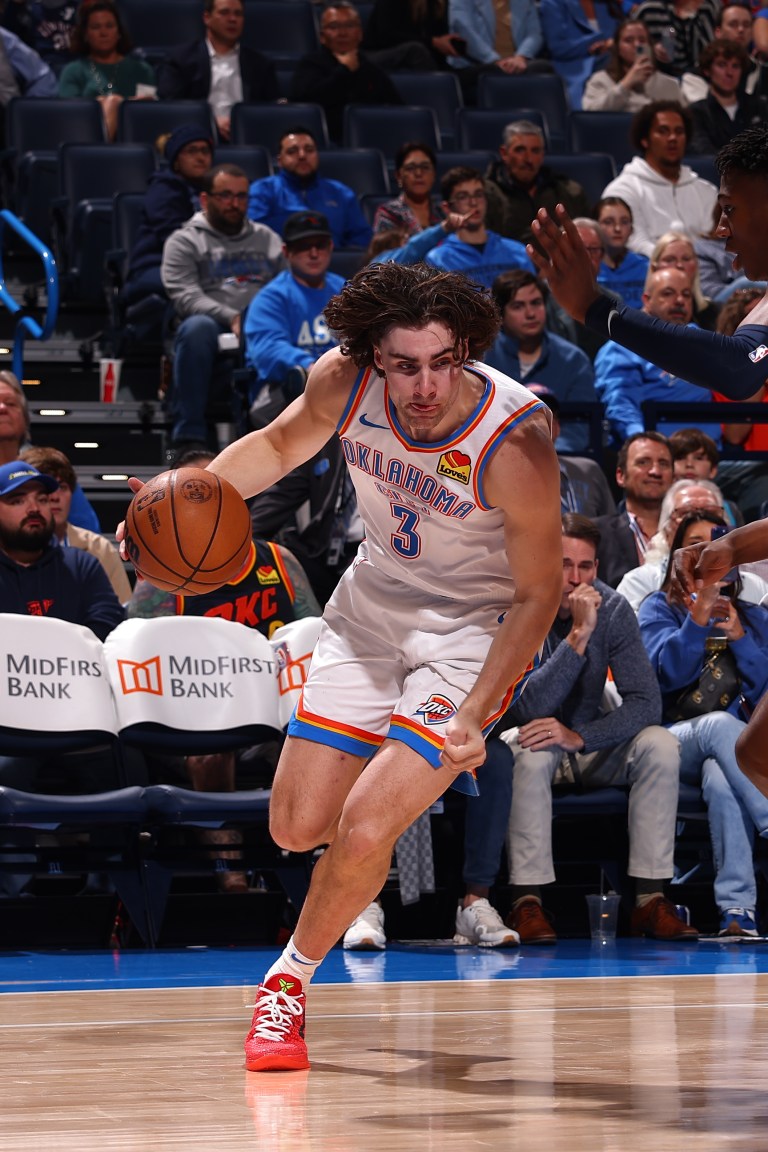 Thunder G Josh Giddey OUT for rest of Thursday’s game vs. Clippers with ankle injury