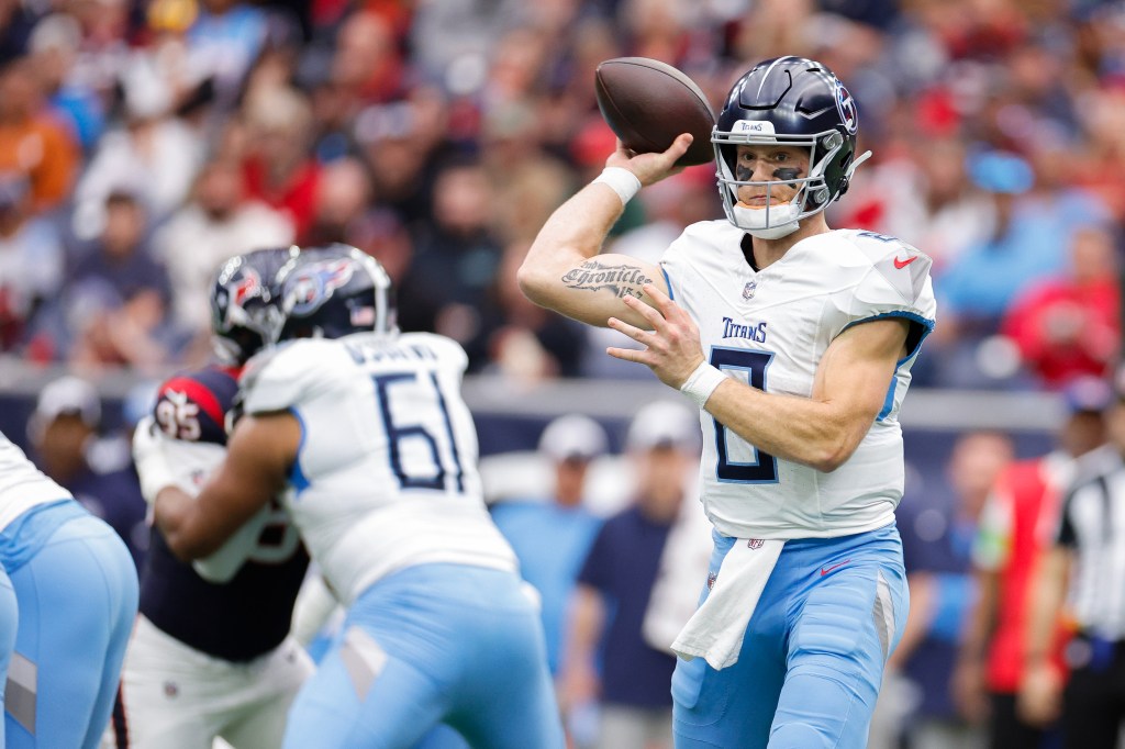 Titans QB Will Levis ruled OUT in Week 17 vs. Texans