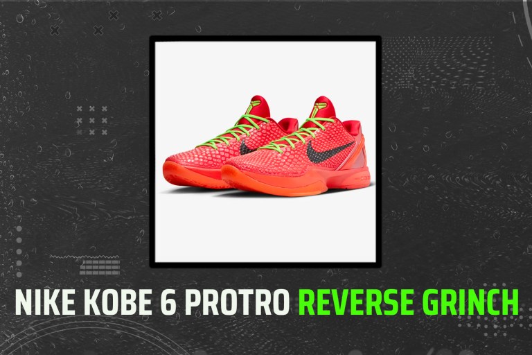 Kobe 6 Protro “Reverse Grinch”: Sneaker Release Date, Price, Where To Buy