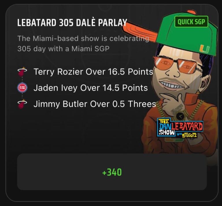 NBA SGP Best Bets Today: The Dan Le Batard Show Same Game Parlay Picks on DraftKings Sportsbook for March 5