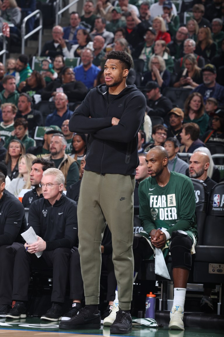 Is Giannis Antetokounmpo playing for the Bucks in Game 2 vs. the Pacers?