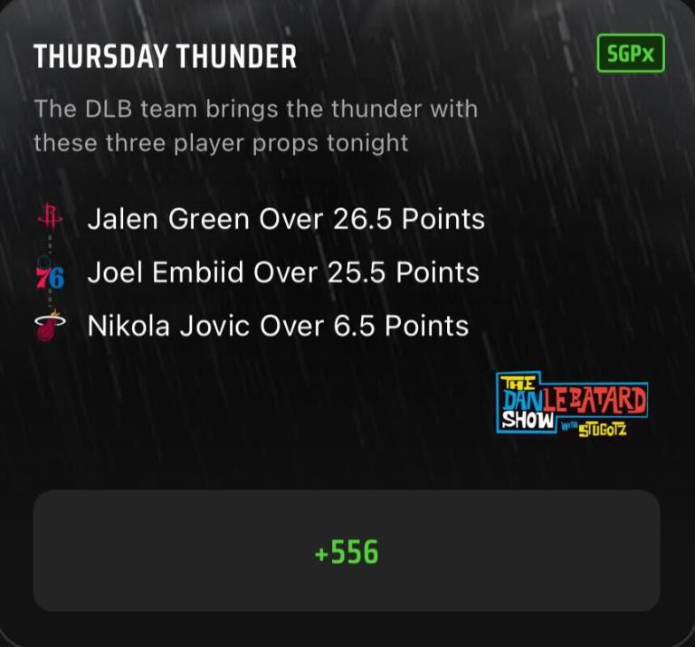 NBA SGPx Best Bets Today: The Dan Le Batard Show Same Game Parlay Extra Picks on DraftKings Sportsbook for April 4