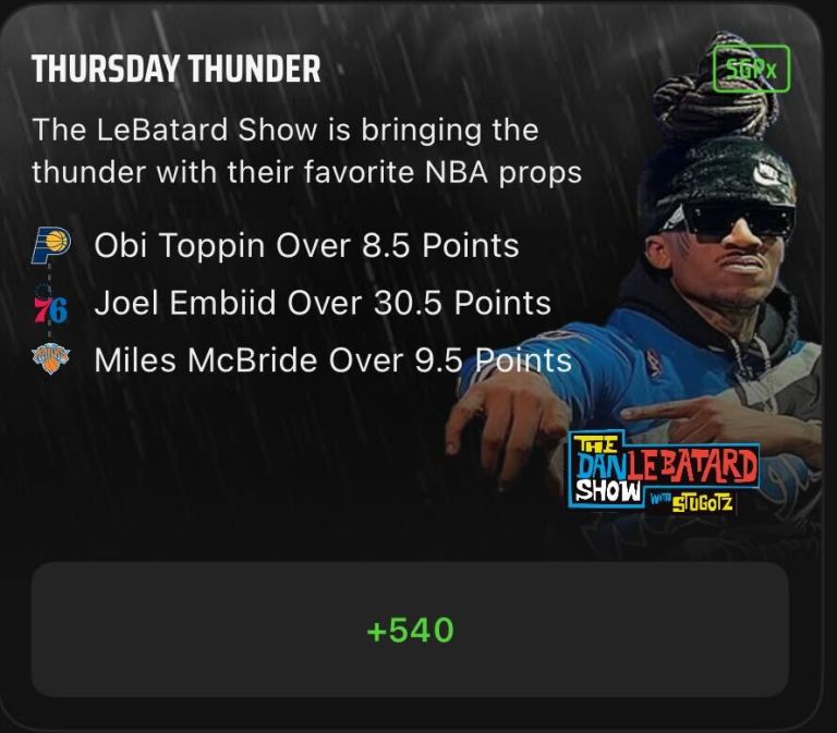 NBA SGPx Best Bets Today: The Dan Le Batard Show NBA Same Game Parlay Extra Picks on DraftKings Sportsbook for May 2