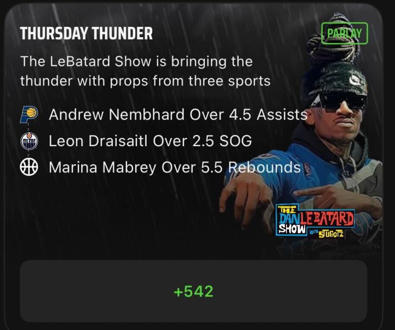 Parlay Best Bets Today: The Dan Le Batard Show Parlay Picks on DraftKings Sportsbook for May 23