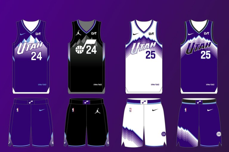 Jazz hit a sour note with messy uniform rebranding spread out over several seasons