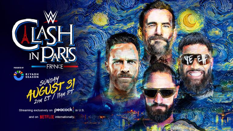 WWE Clash in Paris full match card results, live updates, highlights
