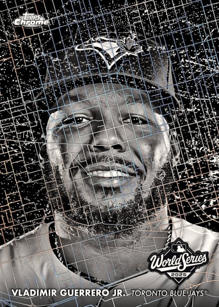 2026 Topps Chrome Baseball World Series at Night Vladimir Guerrero Jr. insert card