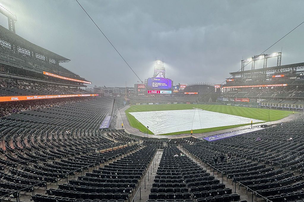 Kansas City Royals vs. Colorado Rockies game delayed due to rain Friday 7/31/26