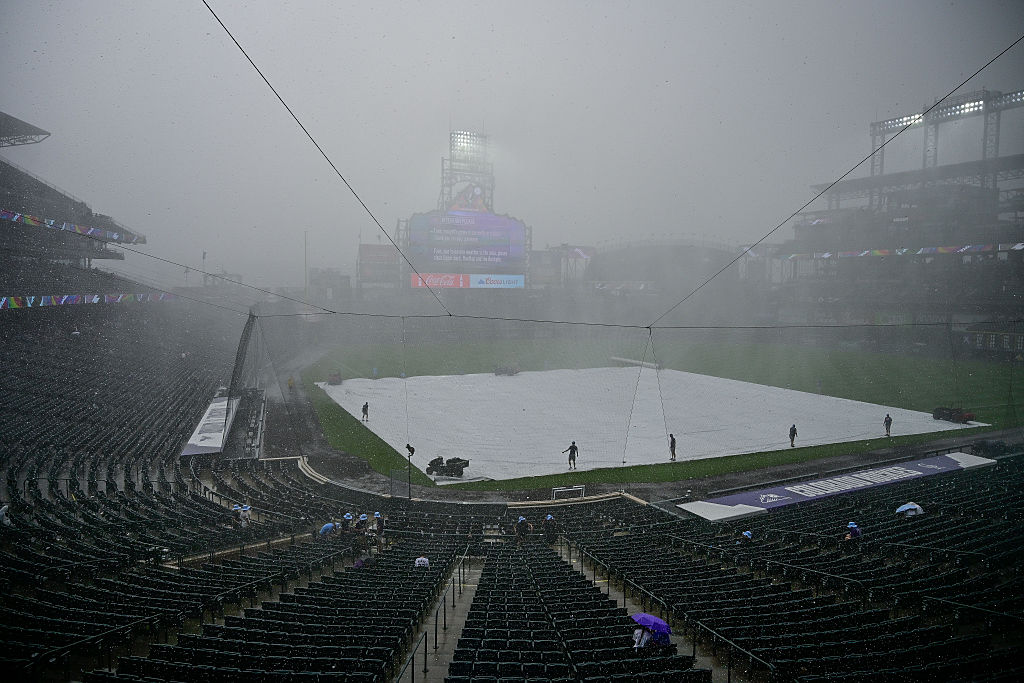 Baltimore Orioles vs. Colorado Rockies game delayed due to rain Monday 8/31/26