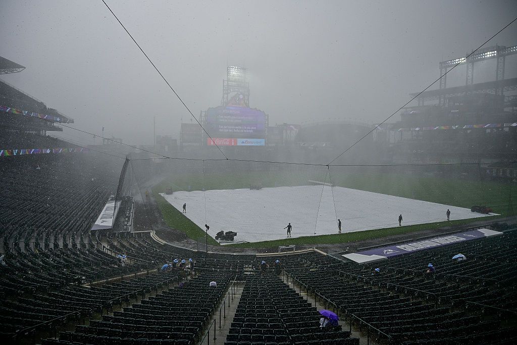 Baltimore Orioles vs. Colorado Rockies game delayed due to rain Monday 8/31/26