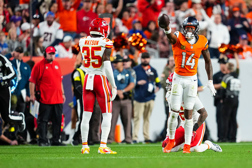 Courtland Sutton Receiving Yards Pick for Broncos vs. Chiefs