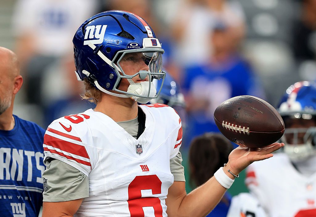 Jaxson Dart Rushing Yards Pick for Cowboys vs. Giants