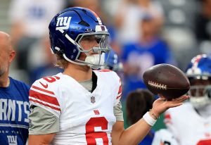 Jaxson Dart Rushing Yards Pick for Cowboys vs. Giants
